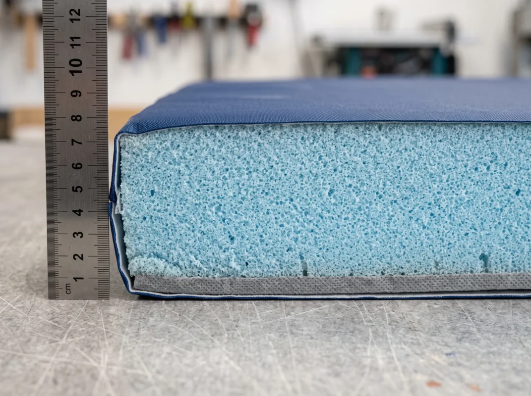 10cm medical grade foam mattress cross section for labour camps
