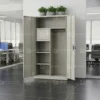 2-Door Metal Filing Cabinet Locker Grey Dubai UAE
