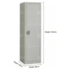 1-Door Steel Locker Grey Dubai UAE