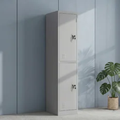 Grey Steel Locker Labour Camp Furniture