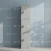 3-Door Steel Locker Grey Labour Camp Dubai