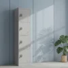 4-door grey steel locker for labour camp Dubai