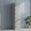 6-Door Steel Locker Grey Dubai UAE