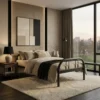 Steel Single Bed Black Dubai UAE
