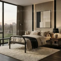 Steel Single Bed Black Dubai UAE