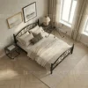 Heavy Duty Steel Single Bed Black Dubai UAE