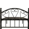 Heavy Duty Steel Single Bed Black Dubai UAE