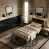 Heavy Duty Steel Single Bed Grey Dubai UAE
