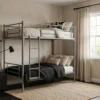 Labounty Heavy Duty Steel Bunk Bed Grey Dubai UAE
