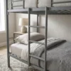 Labounty Heavy Duty Steel Bunk Bed Grey Dubai UAE