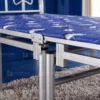 Metal Folding Bed Silver Blue Dubai UAE
