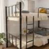 Leo Heavy Duty Steel Bunk Bed Black Dubai UAE