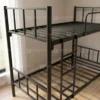 Leo Heavy Duty Steel Bunk Bed Black Dubai UAE
