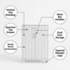 Shoe Rack White Dubai UAE