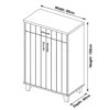Shoe Rack White Dubai UAE