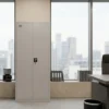 2-Door Metal Filing Cabinet Grey Dubai UAE