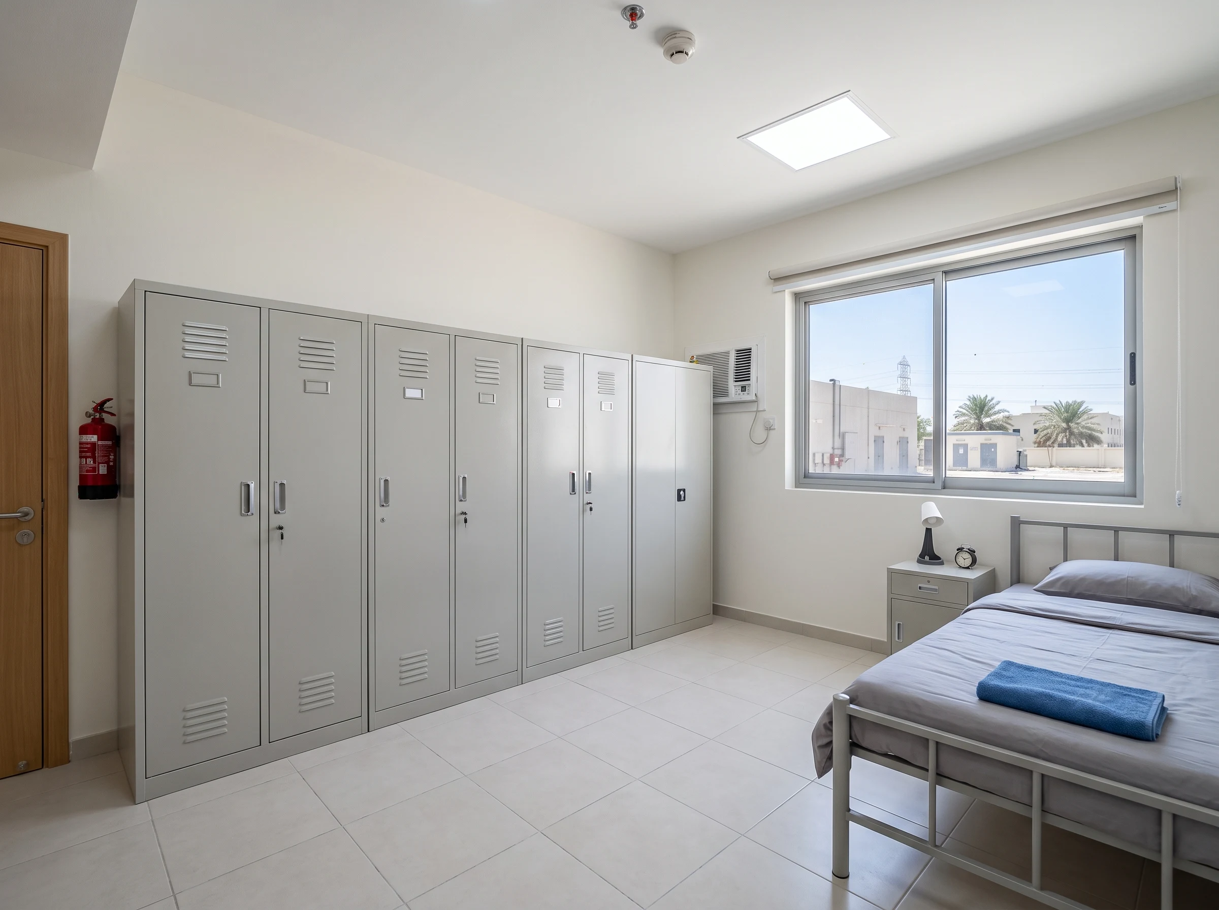 Durable metal wardrobes for staff housing UAE