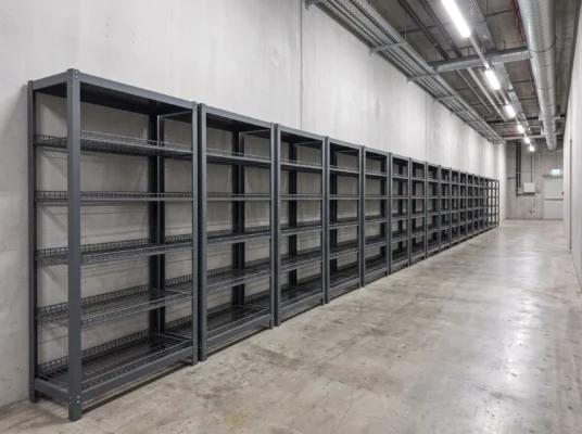 Industrial shoe racks for labour camps bulk supply UAE